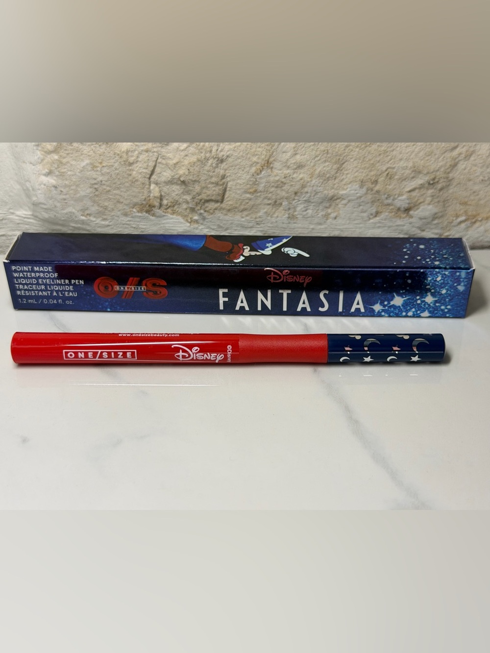 ⭐ ONE/SIZE x Disney Fantasia Point Made Waterproof Liquid Eyeliner Pen - Black